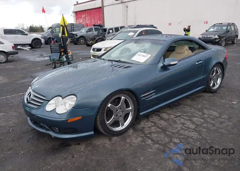 2003 Mercedes-Benz Sl 500 z USA, uszkodzony, nr VIN WDBSK75F73F047826